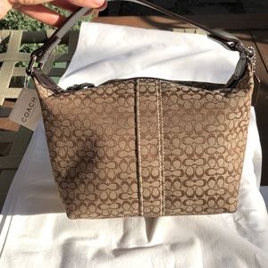 Coach Factory Soho mini signature bag in brown